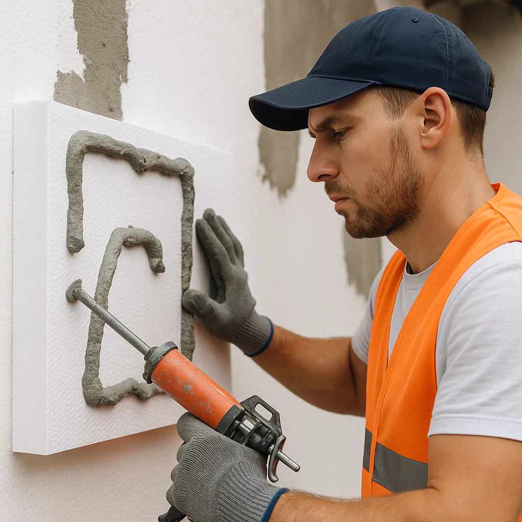 Trabajos de aislamiento térmico en proceso - Profesionales ETL